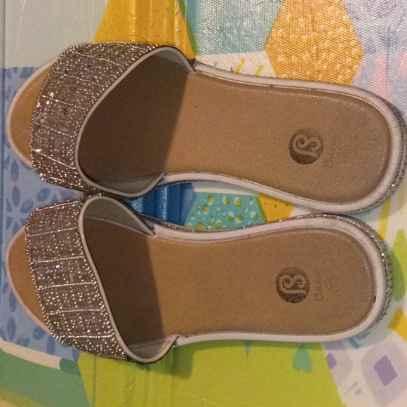 Babe® Rhinestone Sandals - Picture 2 of 3